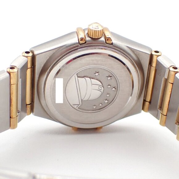 OMEGA Constellation Ladies Watch 1262.75.00 Quartz Diamond Steel Gold 300RK956 - Picture 8 of 16